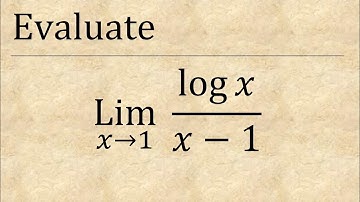 Evaluate limit x tend to 1 logx/(x-1) indeterminate form using l hospital rule