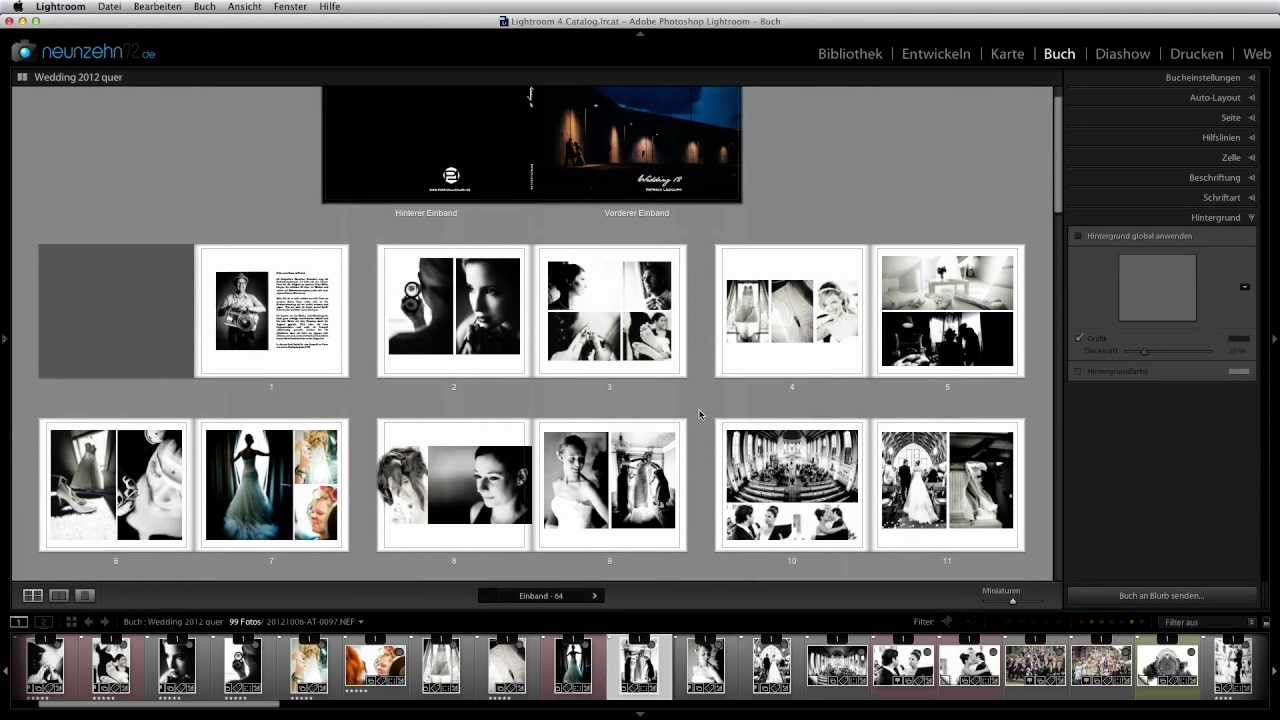 Lightroom 4 Blurb Buch Erstellen Und Buch Test Youtube