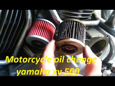 Yamaha xv Virago 535 - oil change part 2