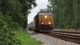 70mph Short i032 flying past  (Winokur GA) with T4 traction motors screaming past 07/02/24