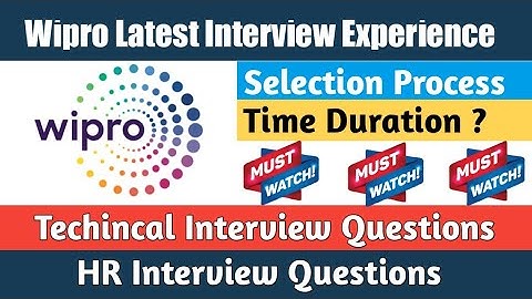 Wipro Latest Interview Experience 2022 | TR + HR Interview Experience |Technical Interview Questions