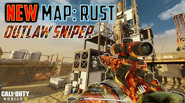 COD Mobile *NEW* RUST MAP & OUTLAW SNIPER!!