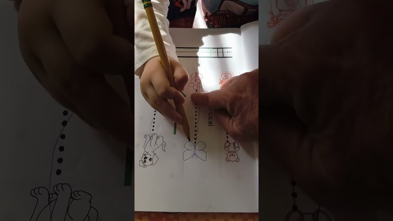 Scribbling - A MUST before we start drawing or writing.