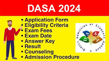 DASA 2024 - Application form, Eligibility Criteria, Exam Date, Syllabus