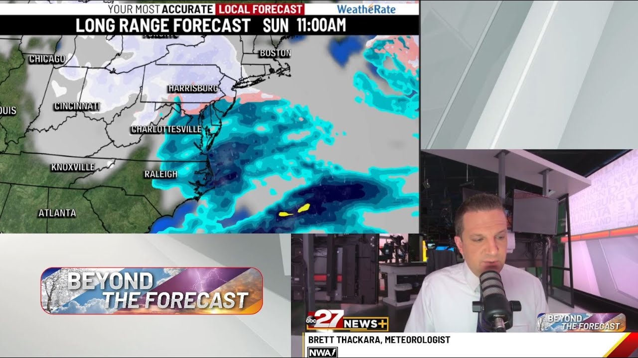 Brett's Beyond The Forecast: Tracking Rain Today & Tonight, Plus Snow ...