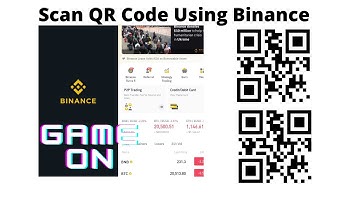 SCAN QR CODE USING BINANCE WALLET