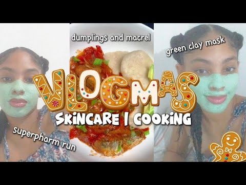 VLOGMAS | A New Skincare Product? (Pampered Evening + Night Routine, Cooking, Superpharm Run) 