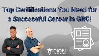 Top Certifications You Need for a Successful Career in GRC!