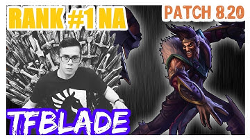 DRAVEN + BRAND vs LUCIAN + THRESH | TF Blade | DRAVEN Adc | RANK 1 NA | Challenger | Patch 8.20