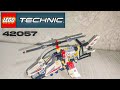 LEGO technic set 42057 helicopter overview + engine movements.