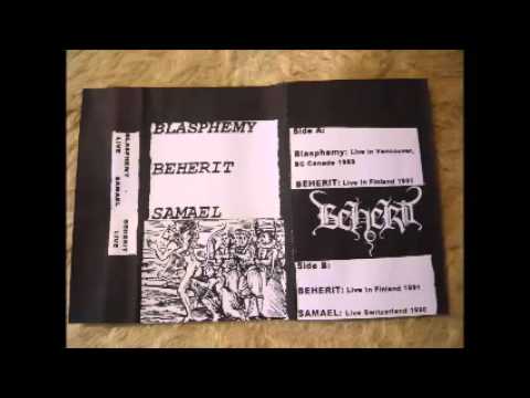 BLASPHEMY / BEHERIT / SAMAEL split live tape