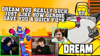 Dream Quackity Karl plays the CRAZIEST Rounds of Rap Battle ft.Sapnap & George