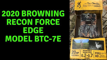2020 BROWNING RECON FORCE EDGE  UNBOXING/REVIEW MODEL BTC-7E