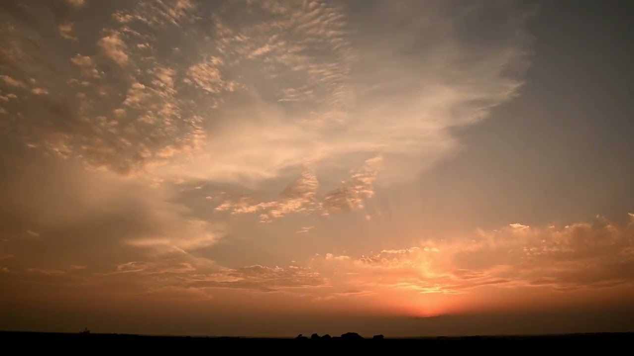 Central Texas Crepuscular Sunset (April 12, 2021)