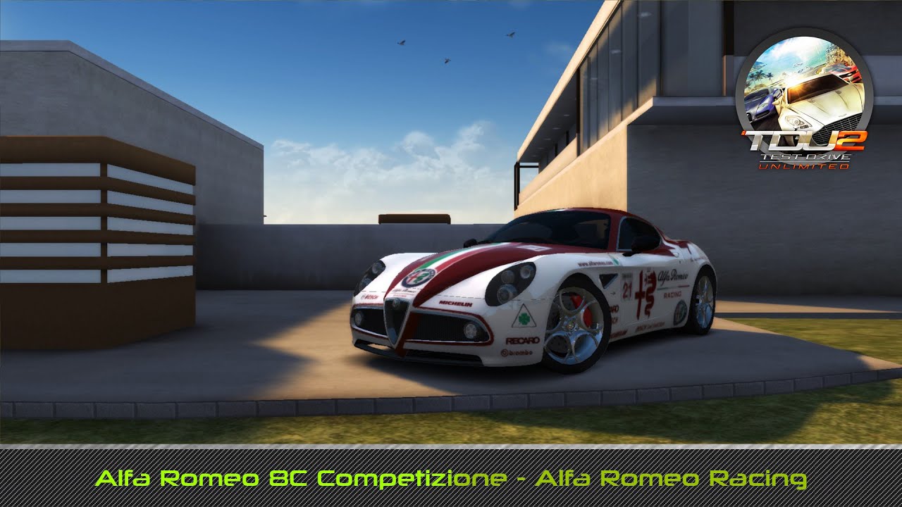 TDU2 - Alfa Romeo 8C Competizione Custom Painting -  Alfa Romeo Racing