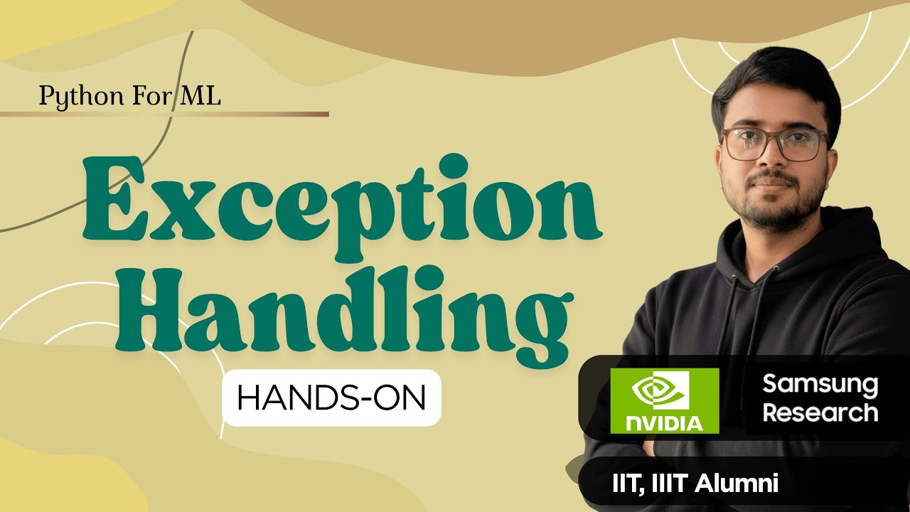 1.11.2 Custom Exceptions | Exception Handling in Python | Hindi - YouTube