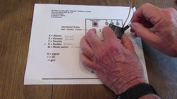 Wiring the Volantex Xpilot AX601 Flight Stabilizer