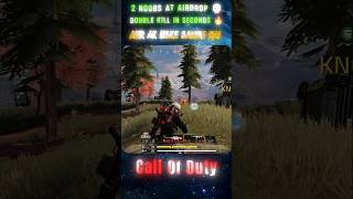 2 Noobs at Airdrop 💀 Double Kill in Seconds 🔥 | COD Mobile #shorts #gaming #trending #bgmi #pubg