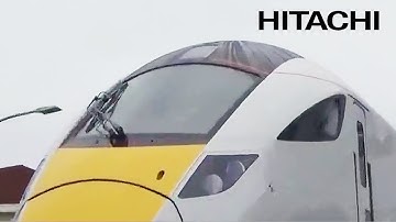 Land transport event for UK-bound CLASS 800 series “High-Speed Train on the Road” Tour - Hitachi
