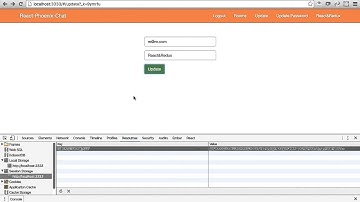 React&Redux Registration and Chat system with Elixir Phoenix - Part 2