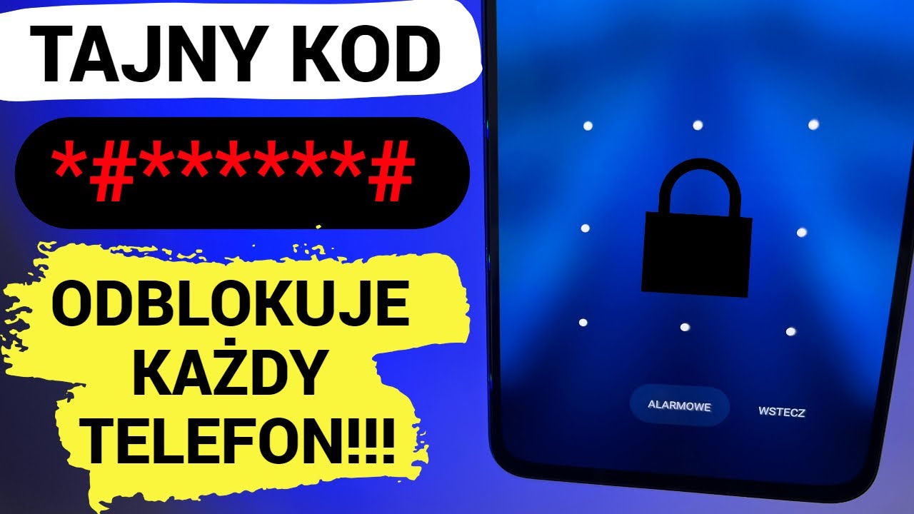 To TAJNY KOD który ODBLOKUJE KAŻDY TELEFON BEZ HASŁA