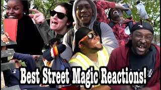 10 BEST STREET MAGIC REACTIONS! | 100,000 SUBSCRIBERS