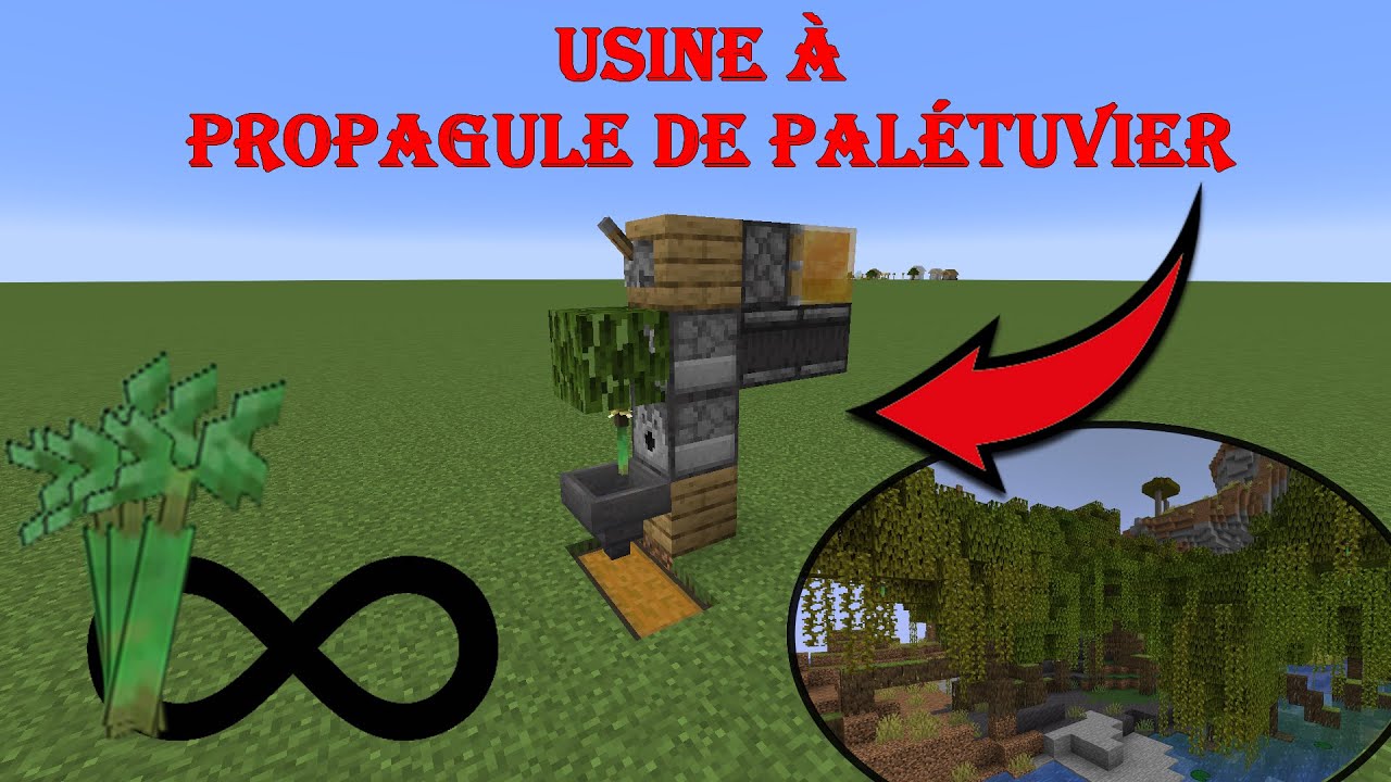 [TUTO] Comment faire une usine à propagule de palétuvier l Minecraft