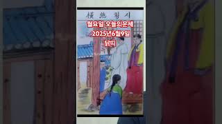 닭띠 오늘의운세 2025년6월9일 운세 #운세 #오늘의운세 #닭띠운세
