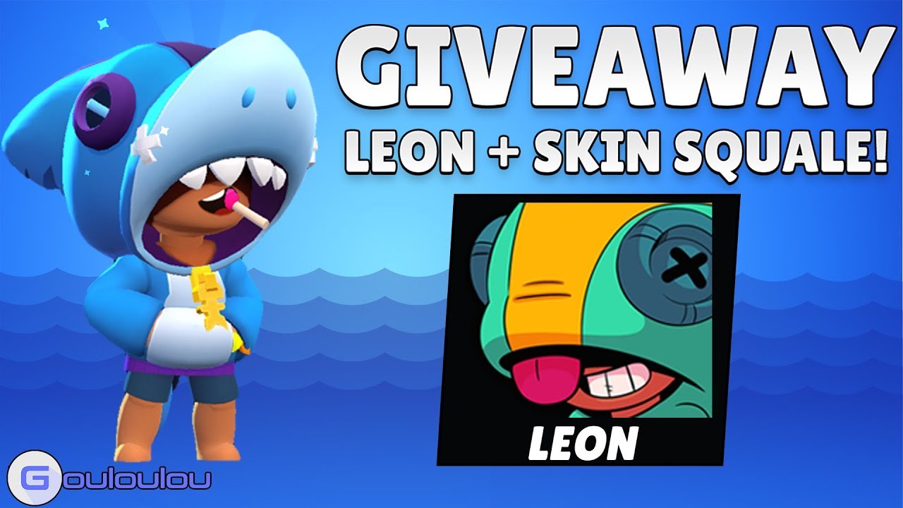 Live Giveaway Brawl Stars Gagne Leon Et Skin Squale Youtube - dessin brawl stars leon squale