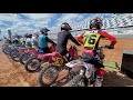 JR ON HIS 1989 HONDA CR500R BIG BORE TWO STROKE HOLESHOTS DAYTONA SUPERCROSS! MOTO 3