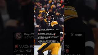 🚨AARON RODGERS STEELERS QB 2026