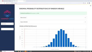 Python and Streamlit  Statistics Binomial Probability Distributions  Web App Programming