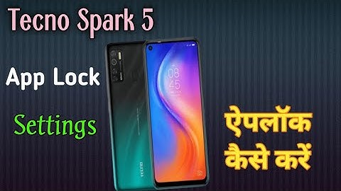 APP lock kaise kare tecno spark 5 mobile me | How to set Applock in tecno Spark 5 mobile