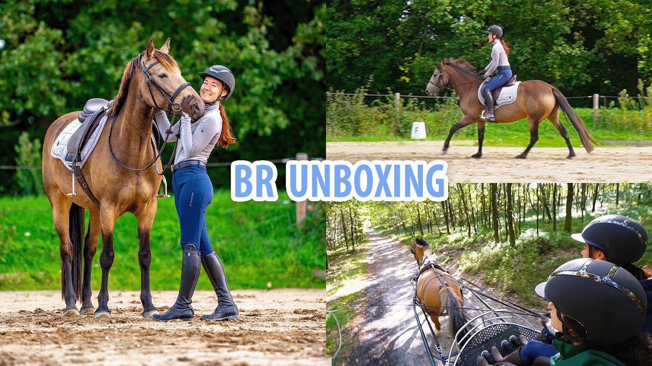 UNBOXING nieuwe WINTERCOLLECTIE BR & EERSTE GALOPJE! 😍