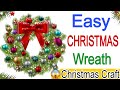 Christmas decoration Idea 😱|Merry Christmas 🎄🎅🔔 2025|Glitter foam sheet craft |Easy Christmas Wreath