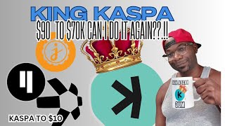 KING KASPA... $90 TO $70K CAN I DO IT AGAIN??!! #kas #qnt #jas #qubic #btc 