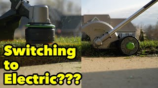 Switching From Gas To EGO  Battery Powered String Trimmer REVIEW
