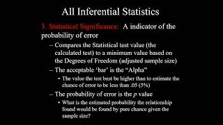 Inferential Statistics