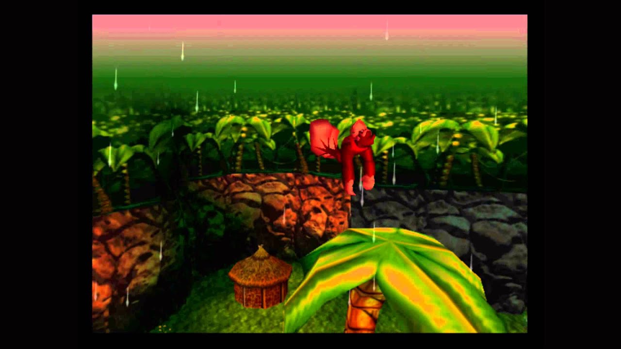 DK64 VC - Moonkick from Cranky's to Beehive area in Japes