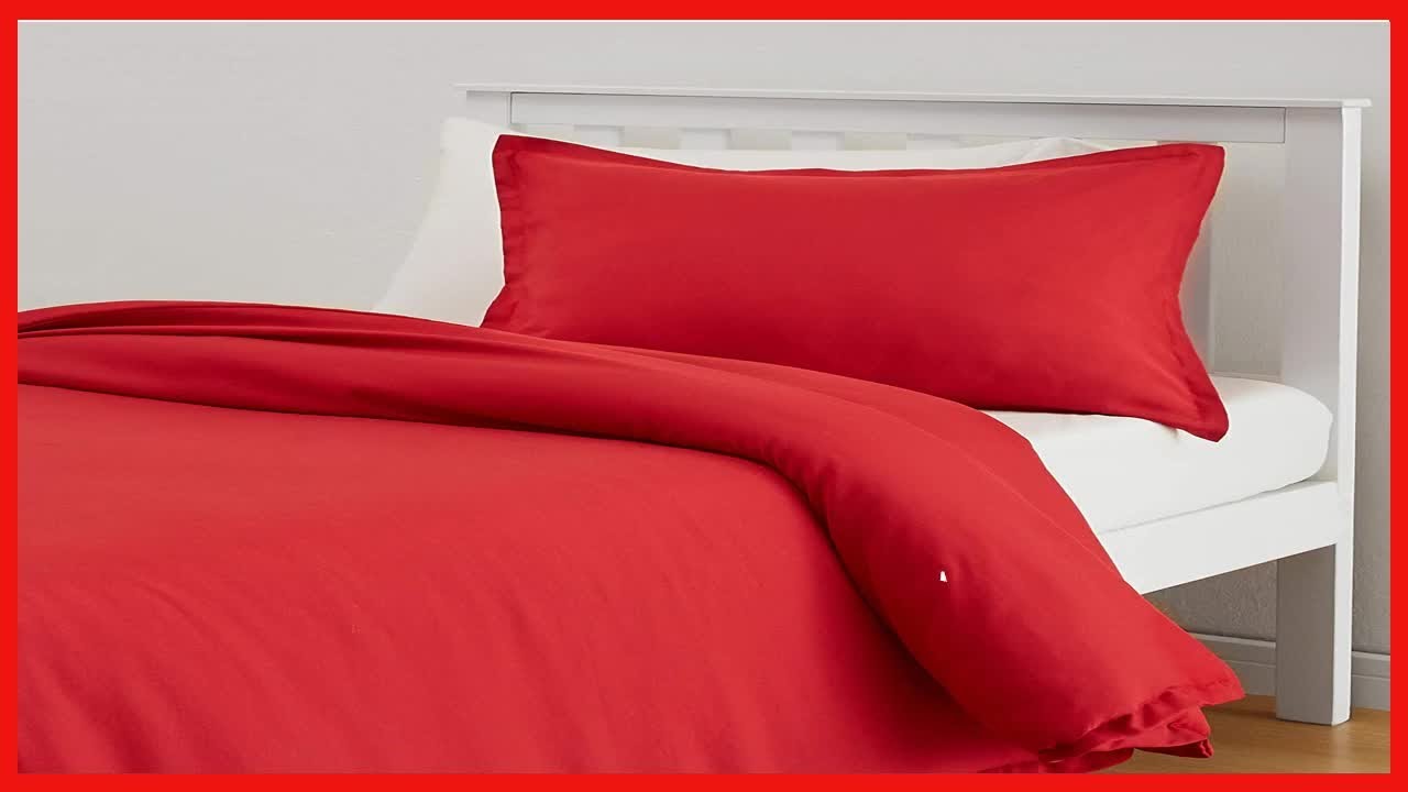 Amazon Basics Soft, Easy Wash, Lightweight Microfiber Kids Duvet Cover Set