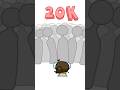 WE HIT 20K ON YOUTUBE 🎉🎉🎁🎁 #animation #thankyou