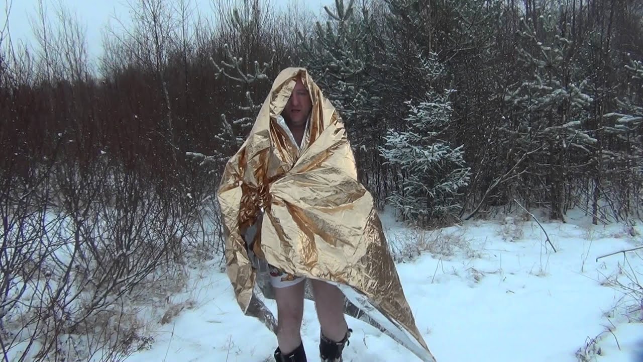 Одеяло спасательное. - YouTube