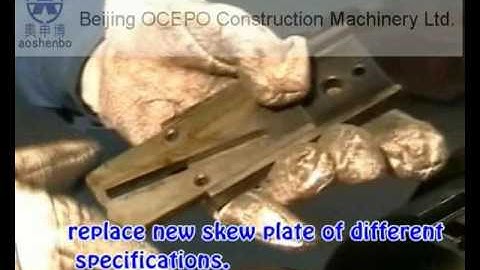0peration video of rebar upsetting  and thread cutting machine