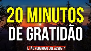 20 MINUTOS DE GRATIDÃO INTENSA COM AFIRMAÇÕES POSITIVAS