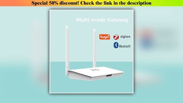 Tuya Zigbee 3.0 Hub Wired Bluetooth Gateway With Enhanced Strong Signal Power Adapter Multi-Mode
