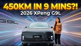 2026 XPeng G9L First Look: 800V Charging, 805km Range & Dual Zero-Gravity Seats!