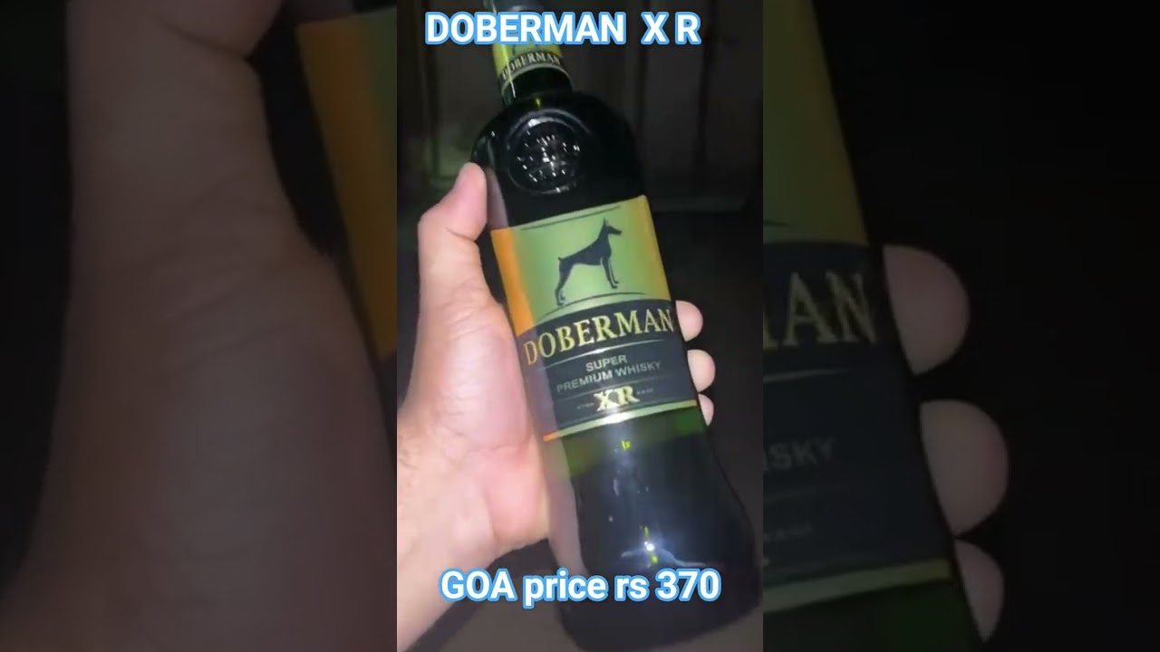 DOBERMAN X R SUPER PREMIUM WHISKY 🥃