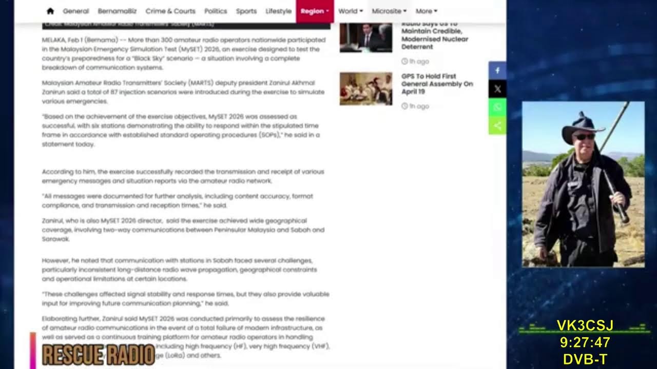 Astronomical Society of Victoria Weekly Broadcast