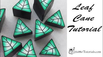 Polymer Clay Cane: Leaf Cane  Tutorial