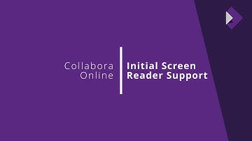 Initial Screen Reader Support for Collabora Online 23.05